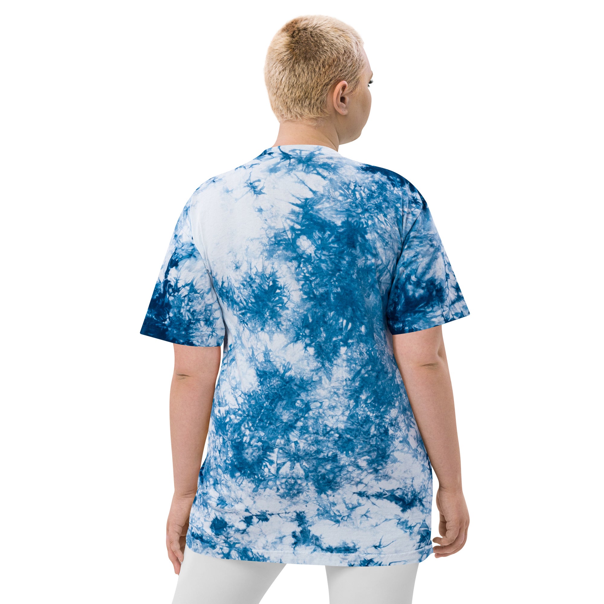 Camiseta oversize con efecto tie dye