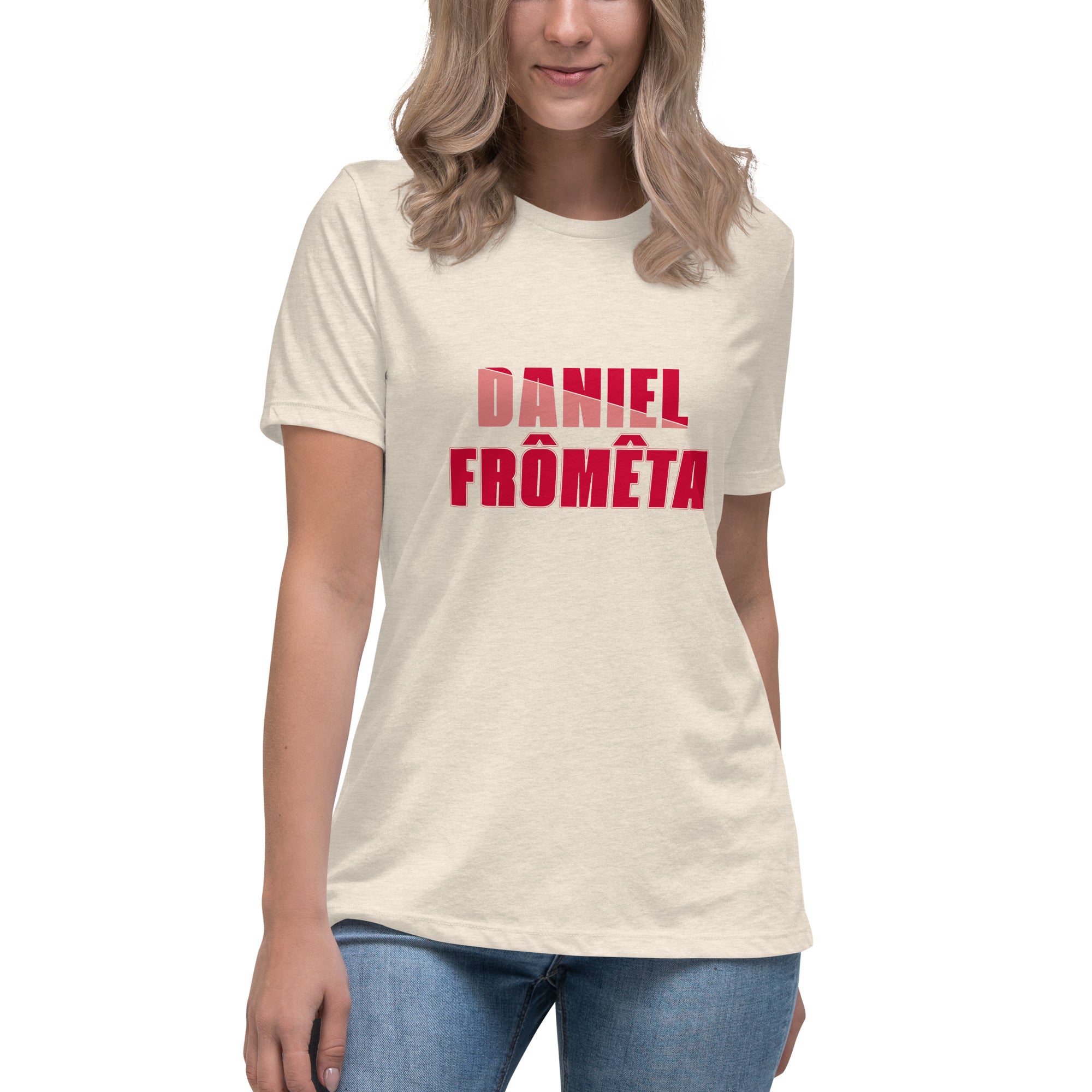 Camiseta suelta mujer