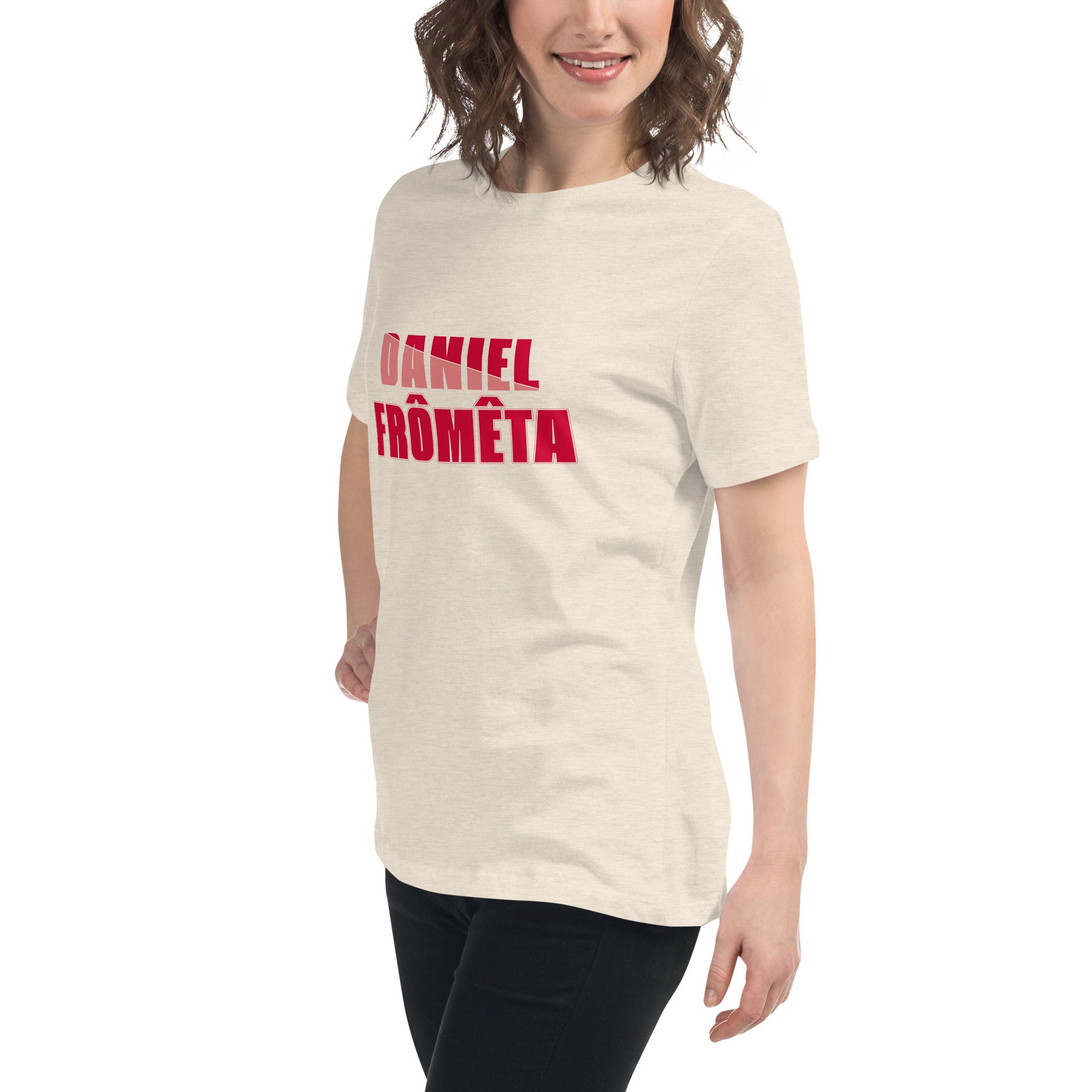 Camiseta suelta mujer